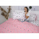 Постільна білизна MirSon Бязь 17-0528 Bunnies pink Дитячий (2200003671711)