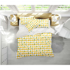 Постільна білизна MirSon Бязь 17-0531 Striped Lemon Односпальний (2200003678567)
