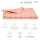 Ковдра MirSon антиалергенна Eco-Soft всесезонна №1733 Eco Light Coral 200x220 см (2200003710250)