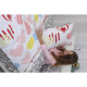 Постільна білизна MirSon Бязь 17-0532 Bright hearts 200х220 (2200003782240)
