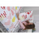 Постільна білизна MirSon Бязь 17-0532 Bright hearts 220х240 (2200003782523)