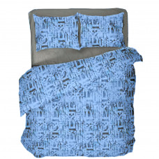 Постільна білизна MirSon Бязь 17-0550 Mutia Сімейний 160x220 (2200003912982)