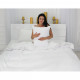 Постільна білизна MirSon Велюр Winter Frost 28-0001 White Velvet King Size (2200003990362)