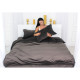 Постільна білизна MirSon Велюр Winter Frost 28-0003 Brown Velvet King Size (2200003993622)