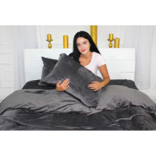 Постільна білизна MirSon Велюр Winter Frost 28-0005 Ashen Velvet King Size (2200003997187)
