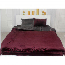 Постільна білизна MirSon Велюр Winter Frost 28-0003 + 28-0002 Protea Velvet 2х160х220 (2200004005867)