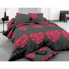 Постільна білизна MirSon Сатин 22-1290-1 Heart of flowers 110х140 дитяче (2200004110172)