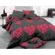 Постільна білизна MirSon Сатин 22-1290-1 Heart of flowers 110х140 дитяче (2200004110172)