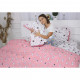 Постільна білизна MirSon Бязь Ranforce Elite 17-0528 Bunnies pink 110х140 (2200004660011)