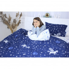 Постільна білизна MirSon Бязь Ranforce Elite 17-0083 Agas 110х140 (2200004662459)