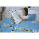 Постільна білизна MirSon Бязь Ranforce Elite 17-0518 Cat-dog blue 110х140 (2200004664323)