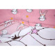 Постільна білизна MirSon Бязь Ranforce Elite 17-0528 Bunnies pink Односпальний (2200004665351)