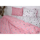Постільна білизна MirSon Бязь Ranforce Elite 17-0528 Bunnies pink Євро (2200004677897)