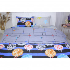 Постільна білизна MirSon Бязь Ranforce Elite 17-0264 Rainbow 143х210х2 (2200004680095)