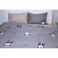 Постільна білизна MirSon Бязь Ranforce Elite 17-0404 Pekingese Полуторний (2200004695655)