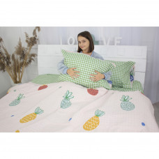 Постільна білизна MirSon Бязь Ranforce Elite 17-0414 Pineapple Полуторний (2200004698311)