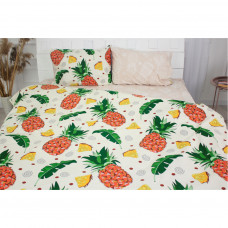 Постільна білизна MirSon Бязь Ranforce Elite 17-0263 Ananas 160x220 (2200004699493)