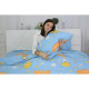 Постільна білизна MirSon Бязь Ranforce Elite 17-0426 Little astronaut King Size (2200004705200)