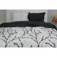 Постільна білизна MirSon Бязь Ranforce Elite 17-0413 Cats on the willow King Size (2200004705682)