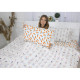 Постільна білизна MirSon Бязь Ranforce Elite 17-0529 Bunnies white King Size (2200004706740)