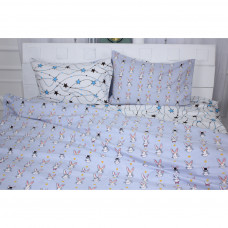 Постільна білизна MirSon Бязь Ranforce Elite 17-0527 Bunnies Сімейний 160x220 (2200004733067)