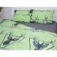 Постільна білизна MirSon Бязь Ranforce Elite 17-0515 Noble deers lime Сімейний 160x220 (2200004733111)