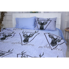 Постільна білизна MirSon Бязь Ranforce Elite 17-0514 Noble deers Сімейний 160x220 (2200004733418)