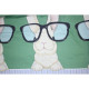 Постільна білизна MirSon Бязь Ranforce Elite 17-0570 Cool rabbit 2х160х220 (2200004733470)
