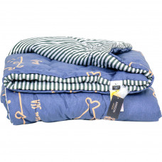 Ковдра MirSon антиалергенна Eco-Soft Зима №4091 Color Fun Line Whales 140х205 (2200004876009)