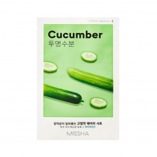 Маска для обличчя Missha Airy Fit Cucumber Sheet Mask З екстрактом огірка 19 г (8809581454712)