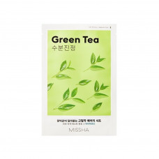 Маска для обличчя Missha Airy Fit Green Tea Sheet Mask З екстрактом зеленого чаю 19 г (8809581454729)