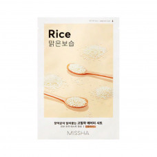 Маска для обличчя Missha Airy Fit Rice Sheet Mask З екстрактом рису 19 г (8809581454804)