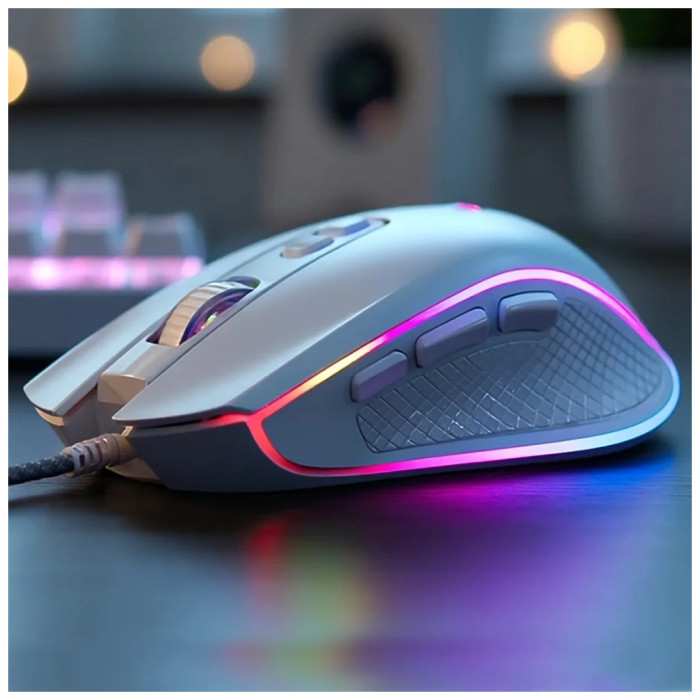 Мишка Modecom Volcano Veles USB White (M-MC-VELES-200)