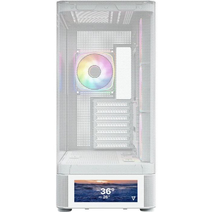 Корпус для ПК Modecom VOLCANO AQ500 ARGB LCD 6,2 (MC-A-AQ500-4FA-W)