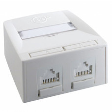 Розетка мережева RJ45 x2 UTP 5e Molex (SSY-00010-02)