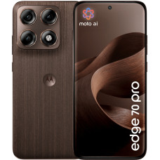 Мобільний телефон Motorola Edge 70 Pro 8/256GB Chicory Coffee (Wood) (PBC20086RS)