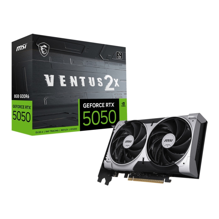 Відеокарта MSI GeForce RTX5050 8Gb VENTUS 2X OC (RTX 5050 8G VENTUS 2X OC)