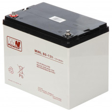 Батарея до ДБЖ MWPower AGM 12V-80Ah (MWL 80-12h)