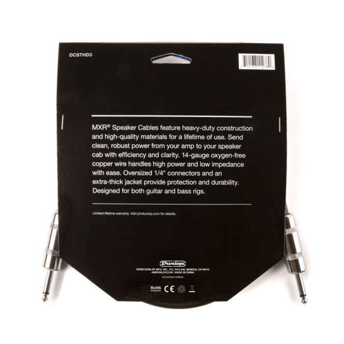 Акустичний кабель MXR High Definition TS Speaker Cable - 3ft (DCSTHD3)