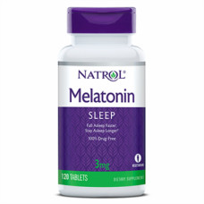 Амінокислота Natrol Мелатонін, Melatonin 3 мг, 120 пігулок (NTL00511)