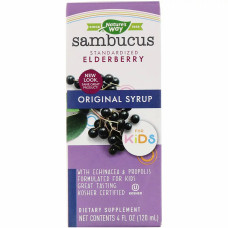 Трави Nature's Way Чорна Бузина для Дітей, Sambucus For Kids, 120 мл. (NWY-06973)