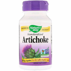 Трави Nature's Way Артишок, Artichoke, Standardized, Nature's Way 60 капсул (NWY-64600)