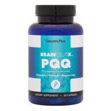 Вітамін Natures Plus Пірролохінолінхінон PQQ, 20 мг, BrainCeutix, Nature's Plus, (NAP-81008)