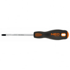 Викрутка Neo крестовая PZ1 x 100 мм , CrMo (04-032)