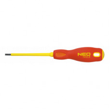 Викрутка Neo шлицевая 3.0 x 100 мм, (1000 В), CrMo (04-052)