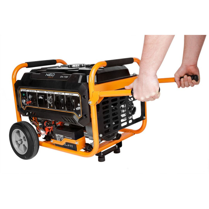 Генератор Neo Tools 230V, 1 фаза, 2.8/3kW, електростарт, AVR (04-730)