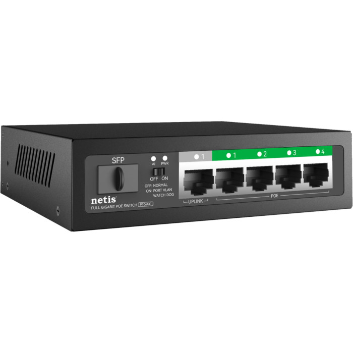 Комутатор мережевий Netis P106GC