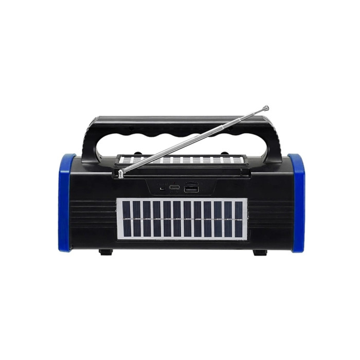 Акустична система NEWVEW NV-9010 Solar Panel/BT/USB/TF/FM Blue (NWVW-NV-9010-BL)