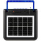Акустична система NEWVEW NV-9218 Solar Panel/BT/USB/TF/FM Blue (NWVW-NV-9218-BL)