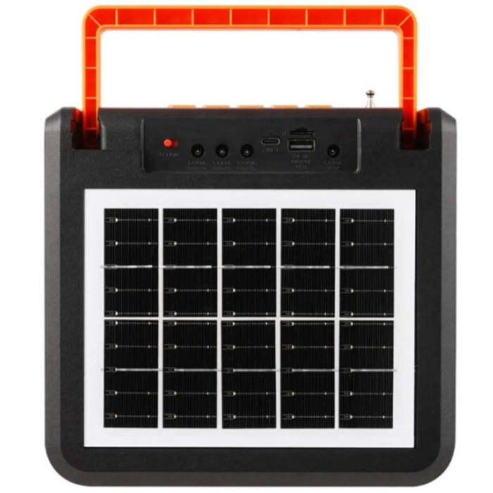Акустична система NEWVEW NV-9218 Solar Panel/BT/USB/TF/FM Orange (NWVW-NV-9218-OR)